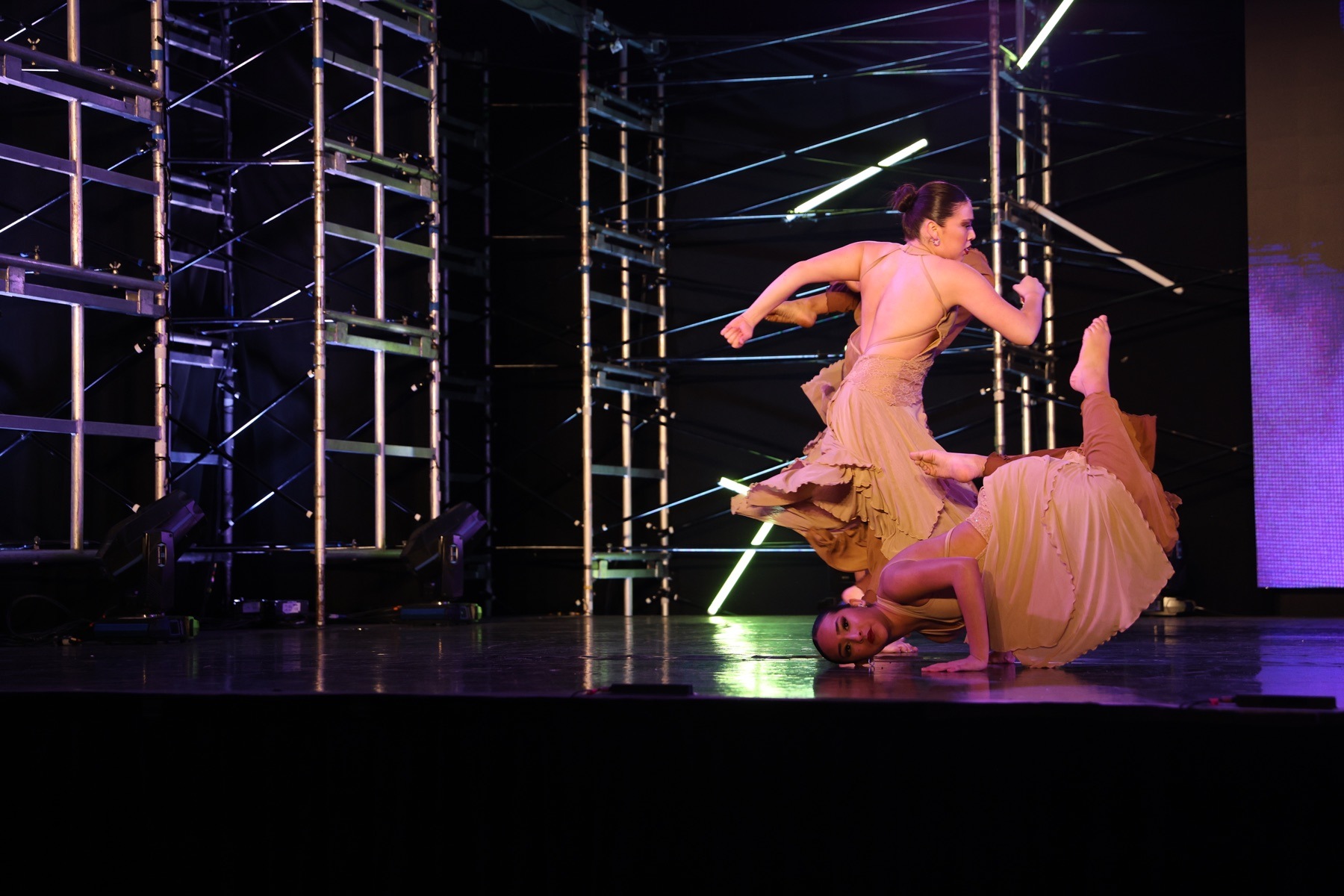 Studance Lab Company dancers performing together onstage