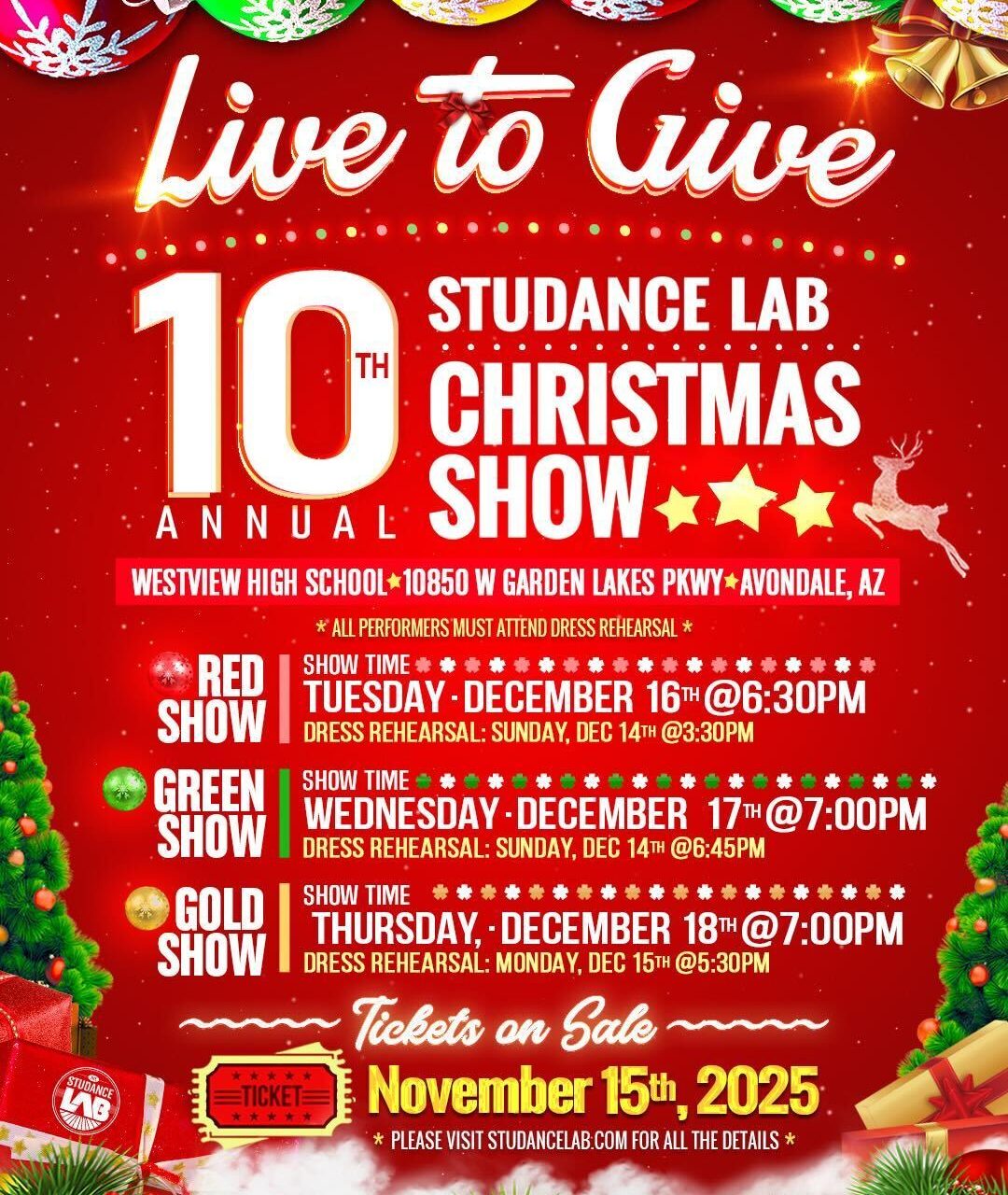 Live To Give 2025-Christmas Show Image